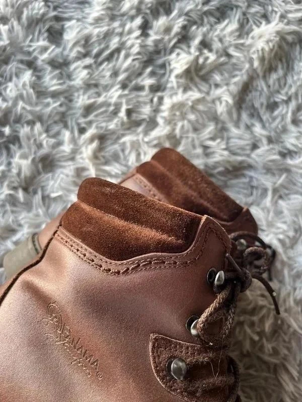 Botas Vintage de Senderismo de Cuero Marrón con Cordones Talla 41EU – photo 4